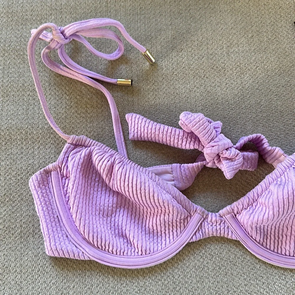 Monday Swimwear moon crinkle top